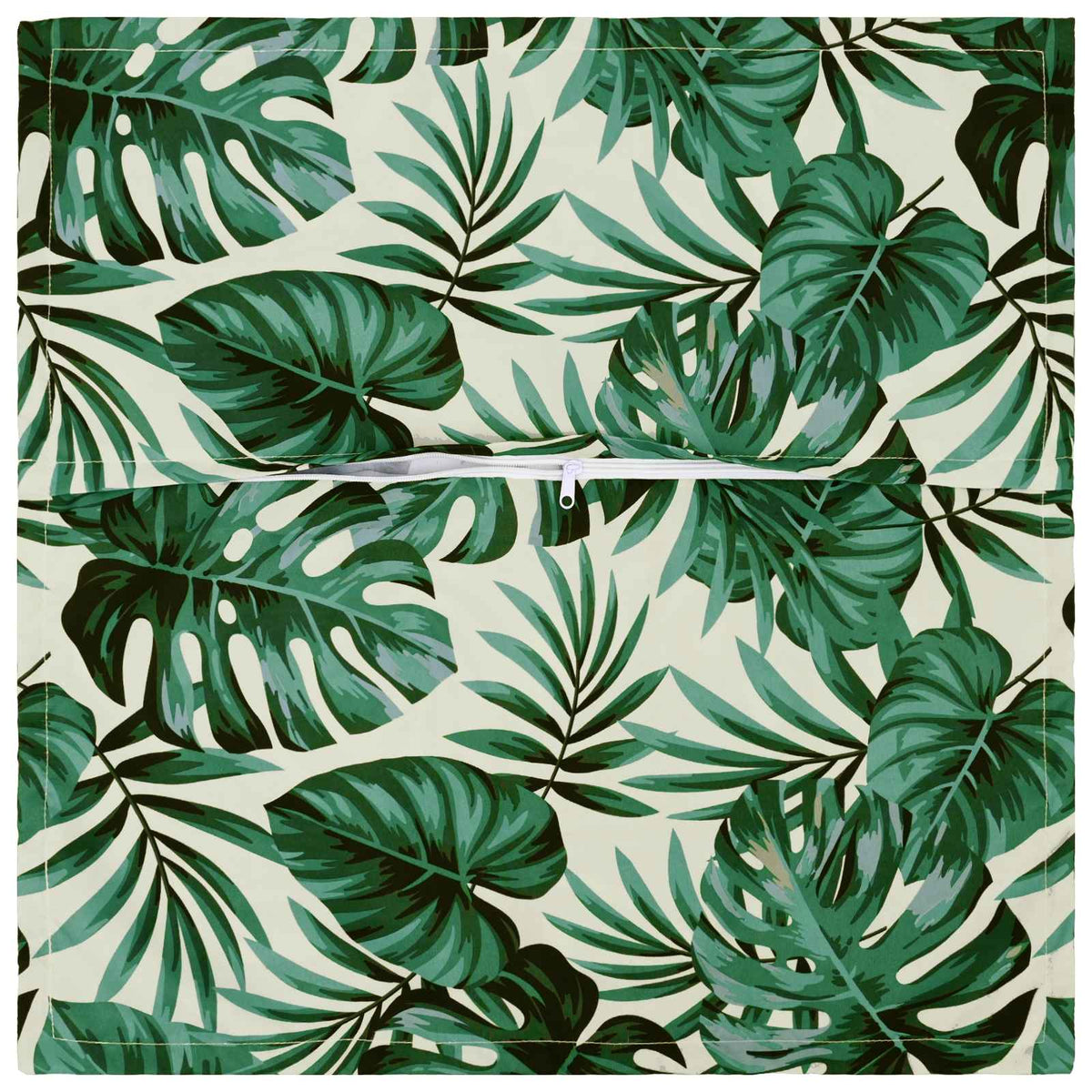 Throw Pillow 2 pcs HOUTEN Leaf Pattern 65 x 65 cm Polyester