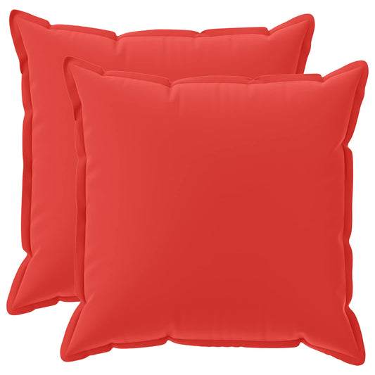 Cushion with Pillow HOUTEN 2 pcs Red Polyester