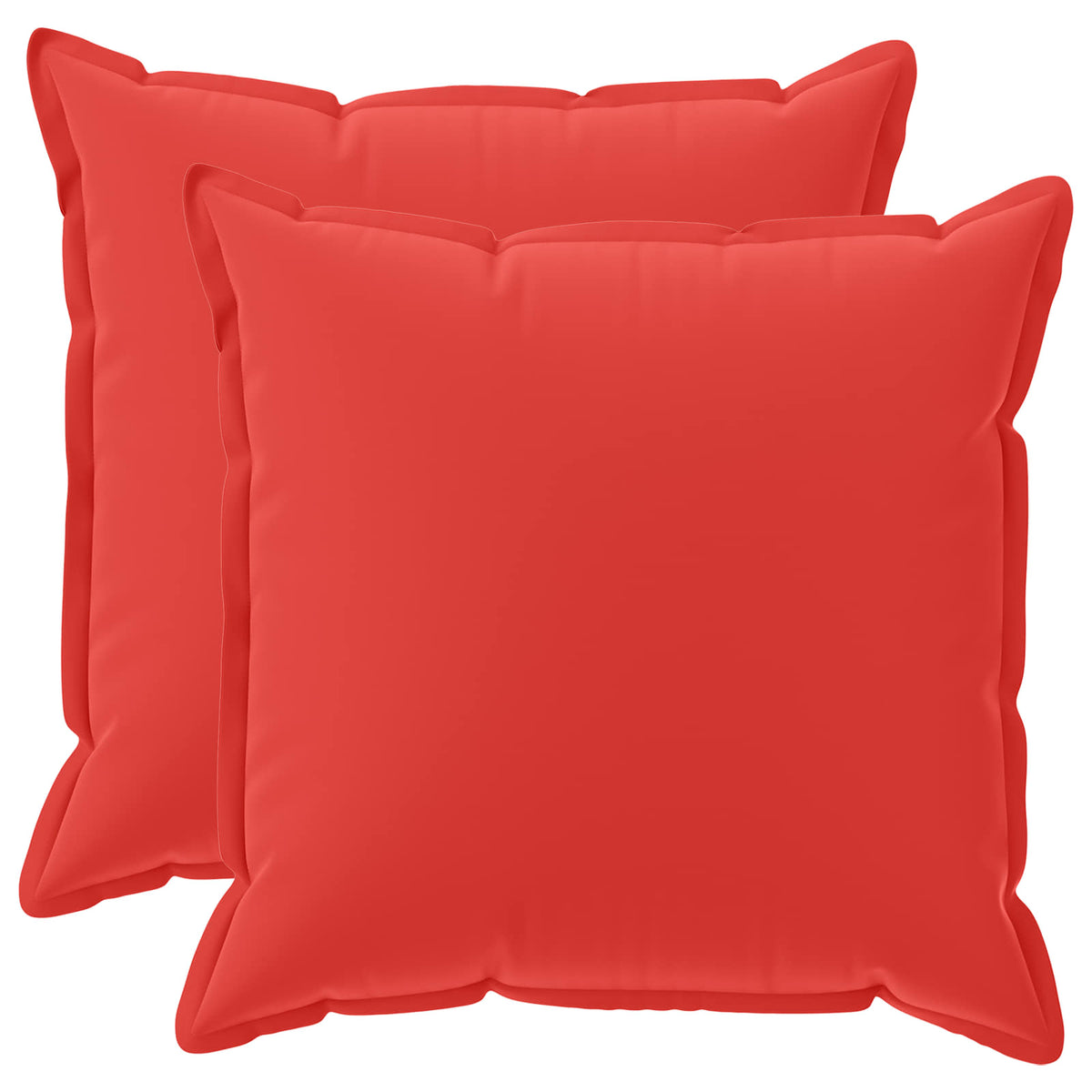 Throw Pillow 2 pcs HOUTEN Red 70 x 70 cm Polyester