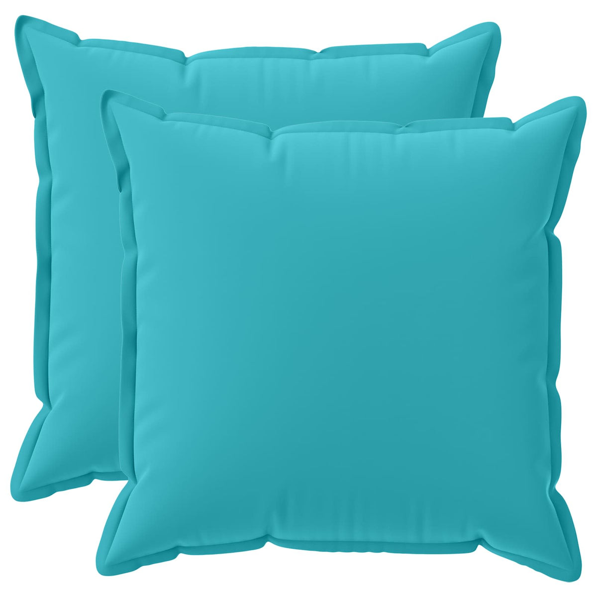 Throw Pillow 2 pcs HOUTEN Turquoise 70 x 70 cm Polyester