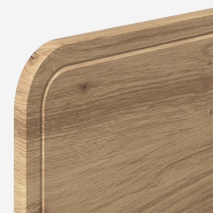 Bed Frame with Storage and Headboard Artisan Oak 120 x 200 cm