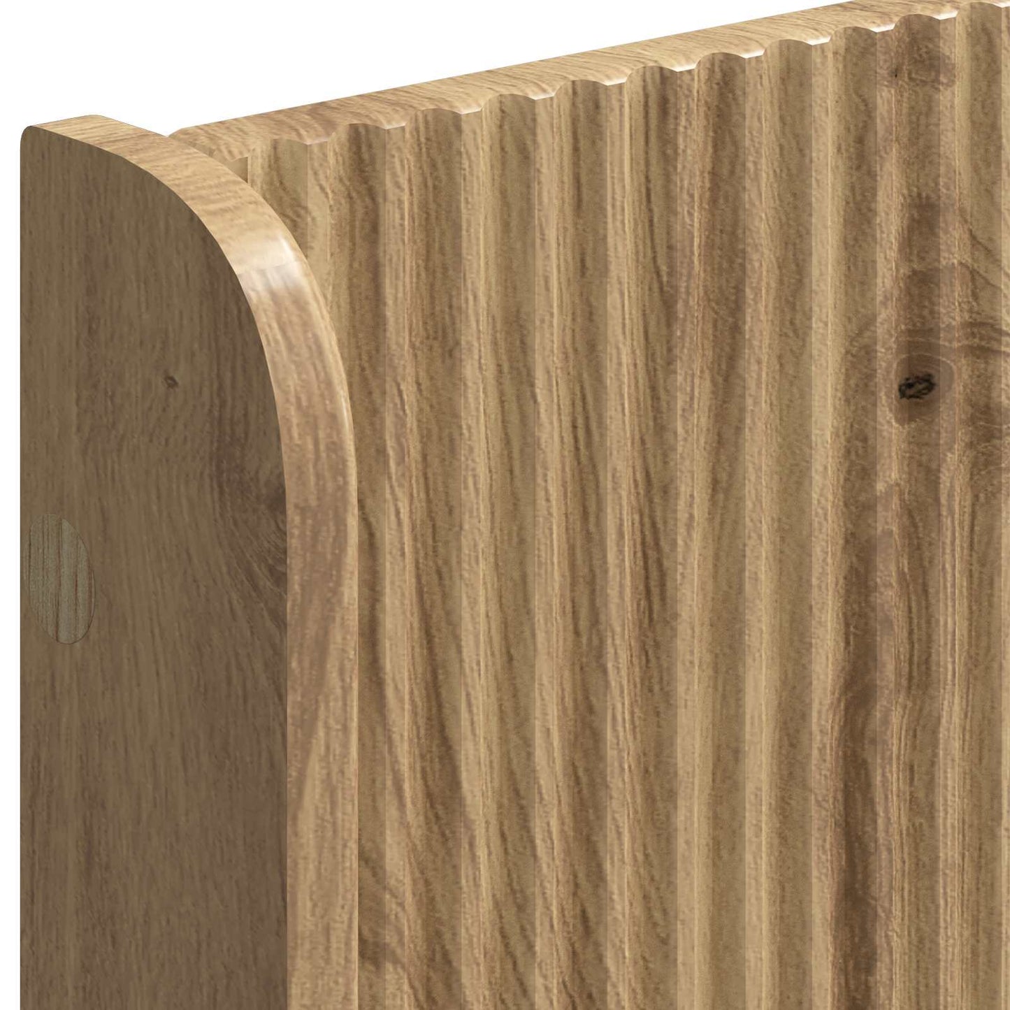 Bed Frame with Storage and Headboard Artisan Oak 90 x 200 cm