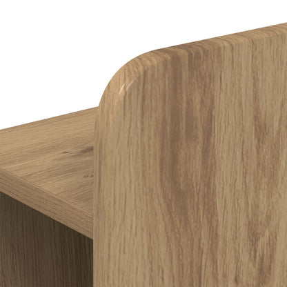 Bed Frame with Storage and Headboard Artisan Oak 180 x 200 cm