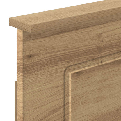 Bed Frame with Storage and Headboard Artisan Oak 180 x 200 cm