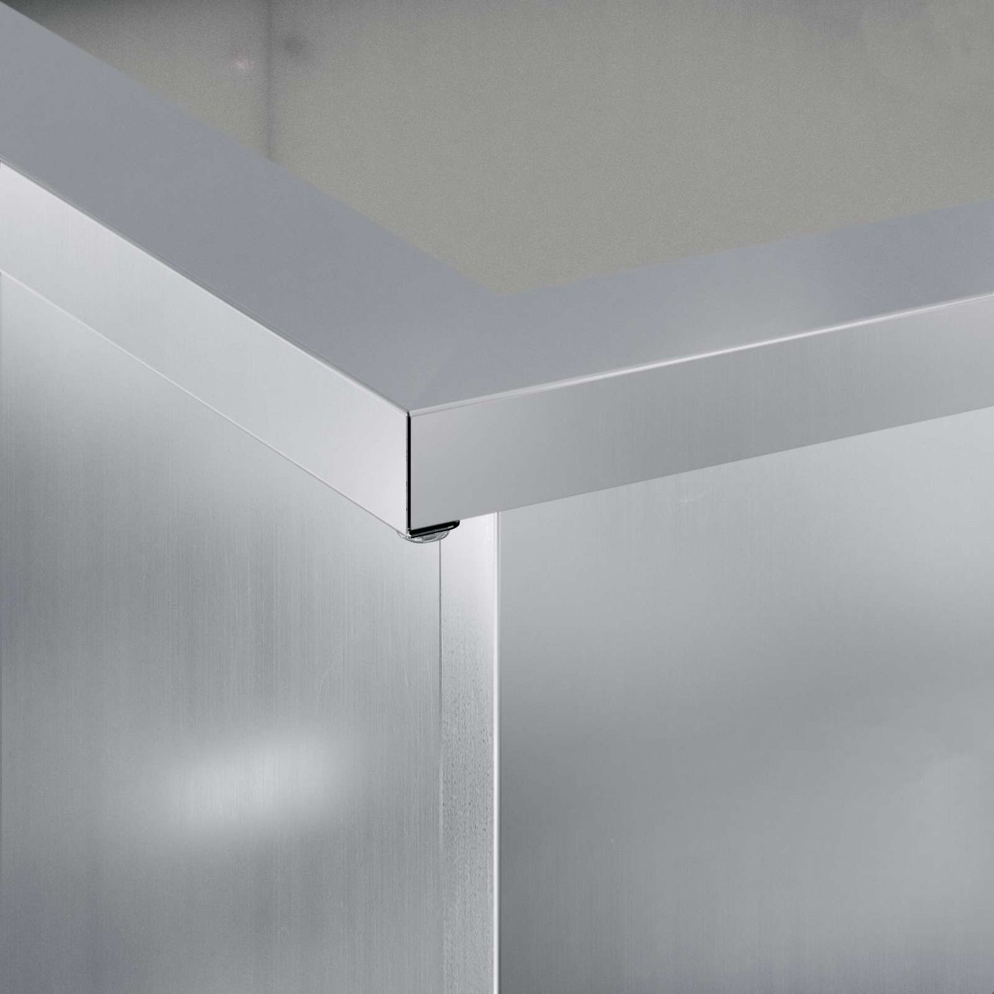 Garden Planter with LED Silver 30 x 40 x 30 cm Galvanised Steel