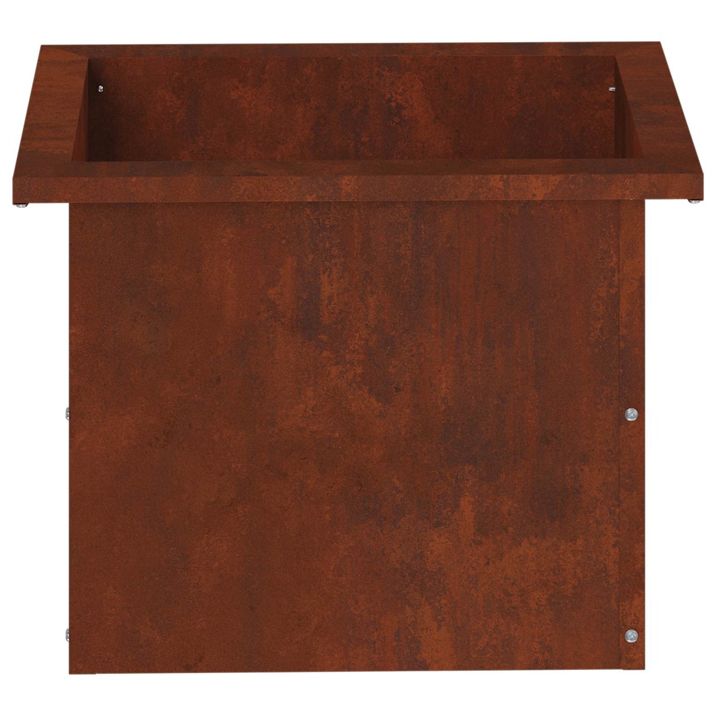 Garden Planter with LED 2 pcs Rusty 30 x 40 x 30 cm