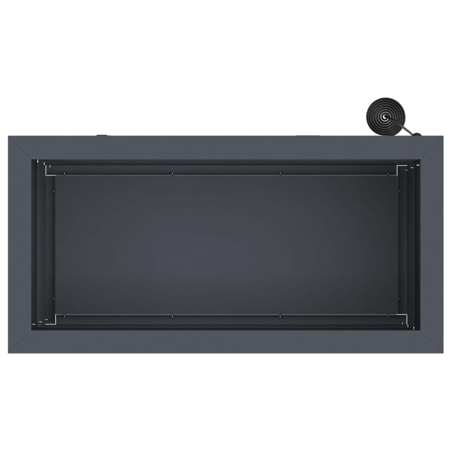 Garden Planter with LED 2 pcs Antracite 30 x 60 x 30 cm Steel