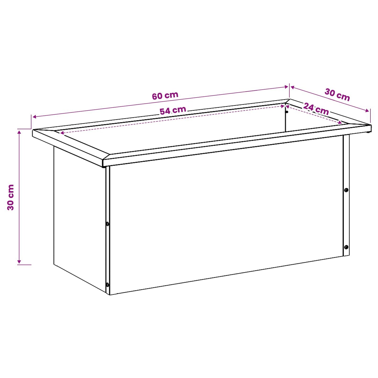 Garden Planter with LED 2 pcs Olive Green 30 x 60 x 30 cm Steel