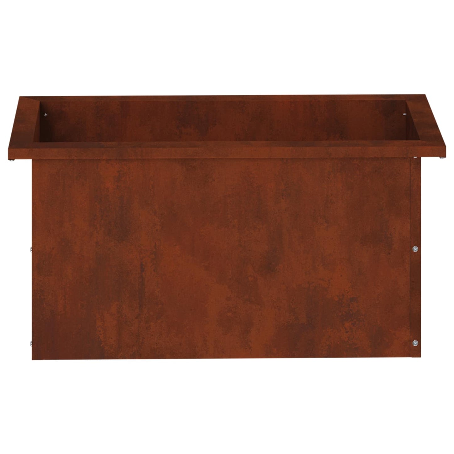 Garden Planter with LED 2 pcs Rusty 30 x 60 x 30 cm
