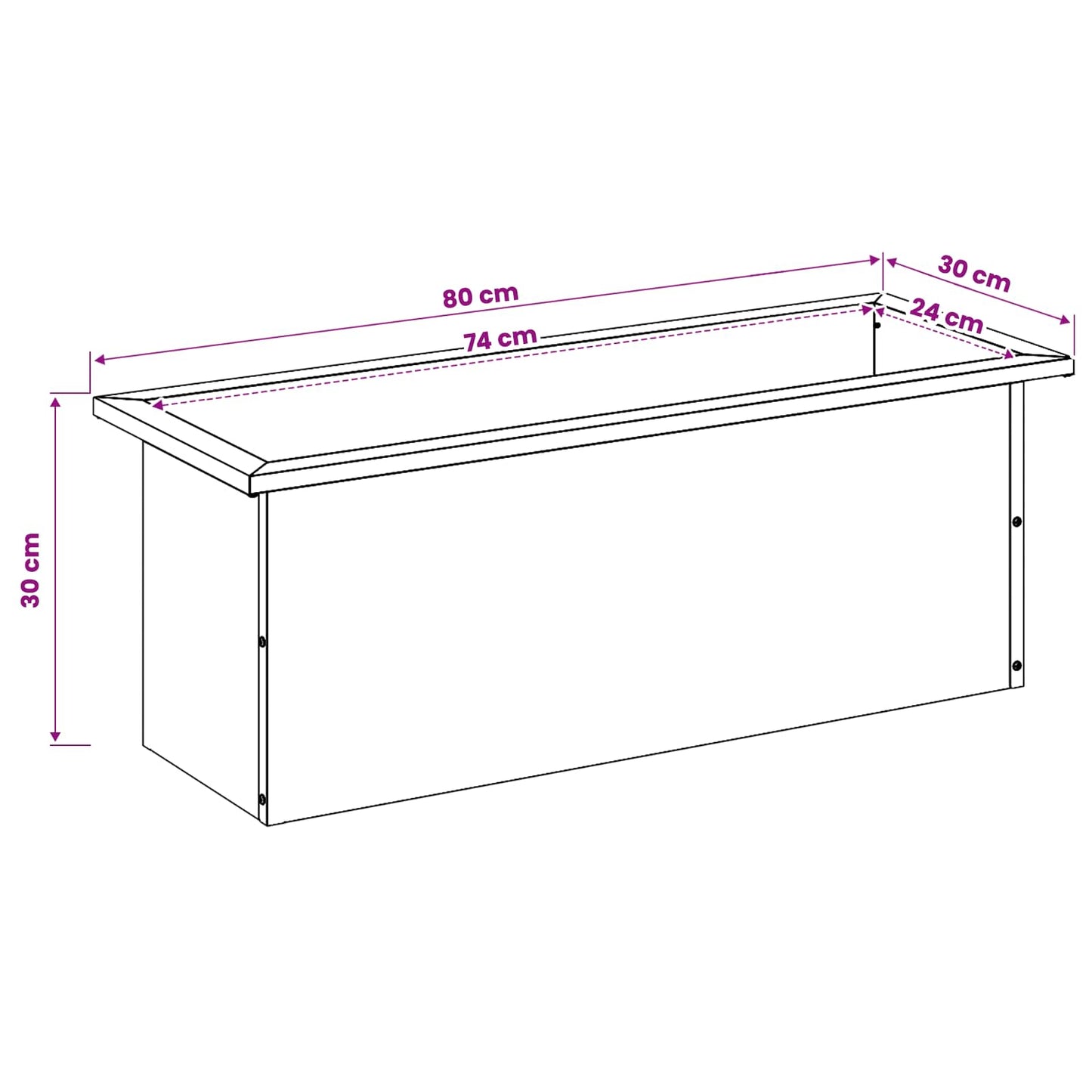 Garden Planter with LED Olive Green 30 x 80 x 30 cm Steel