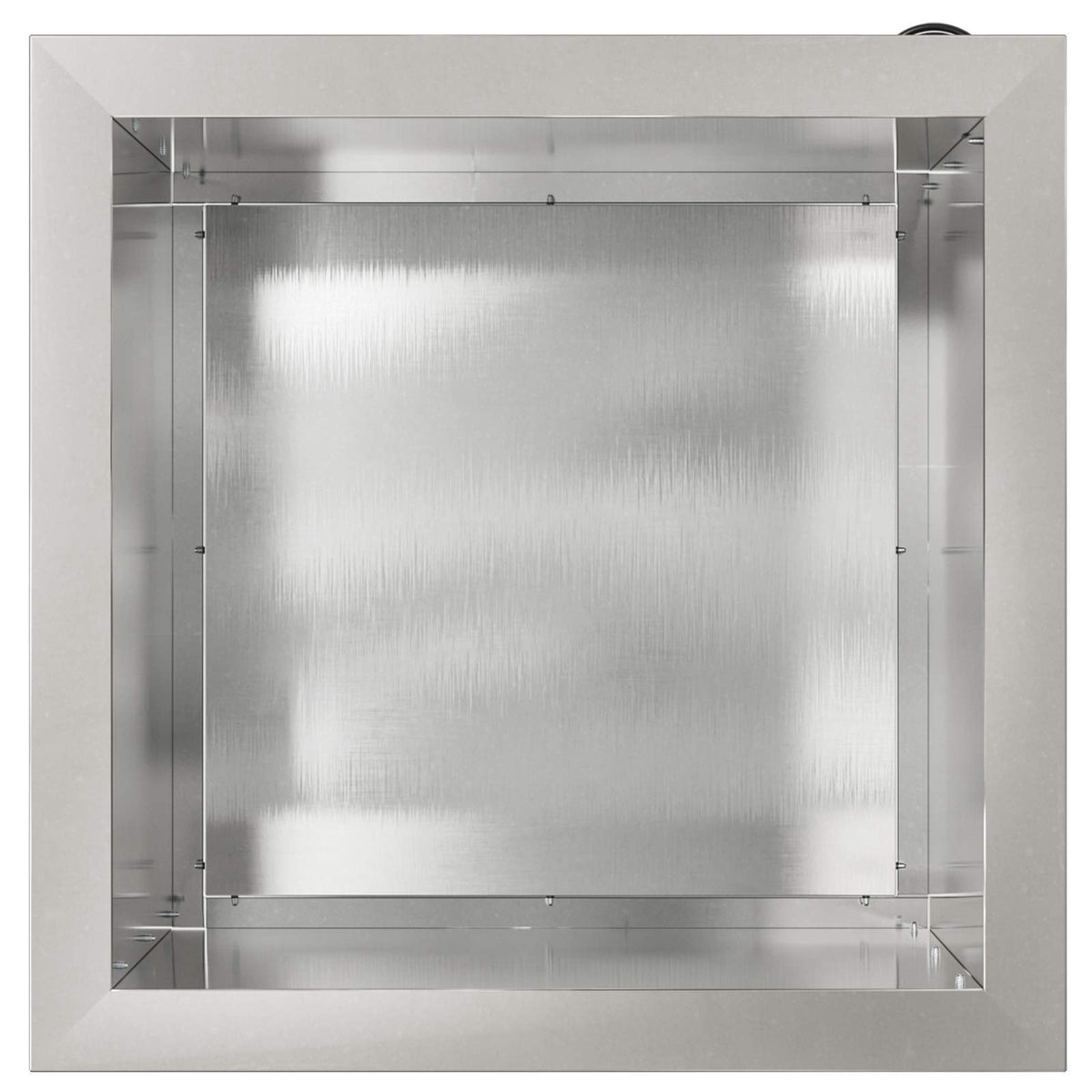 Garden Planter with LED 2 pcs Silver 40 x 40 x 40 cm
