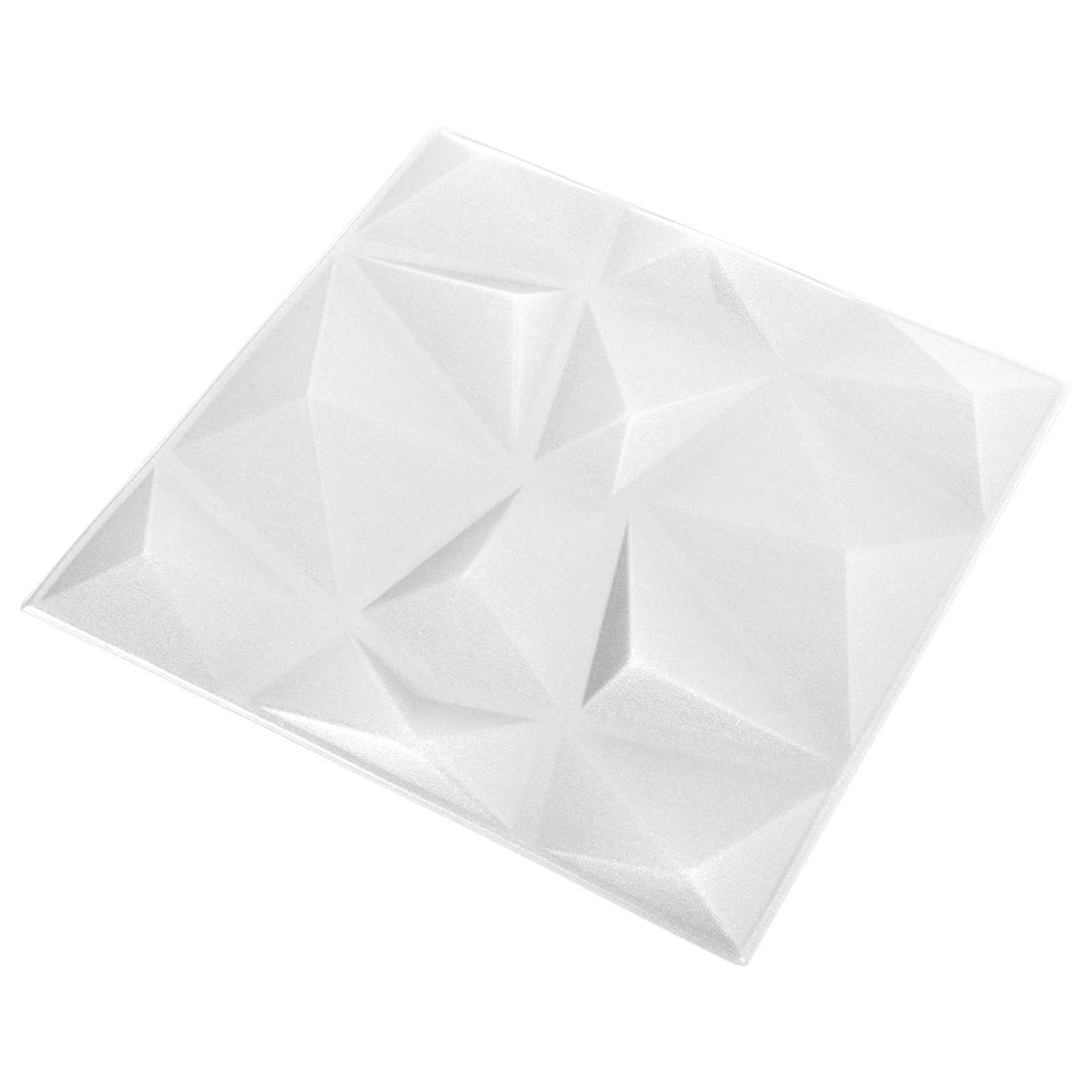 Wall Panels 48 pcs Diamond White 50 x 50 cm XPS Foam