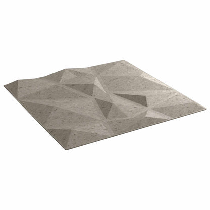 Wall Panels 48 pcs Concrete Grey 50 x 50 cm XPS Foam