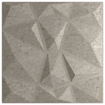 Wall Panels 48 pcs Concrete Grey 50 x 50 cm XPS Foam