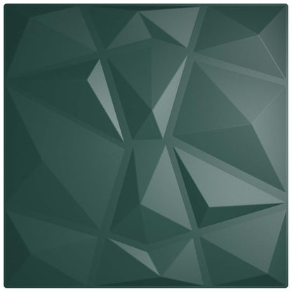 Wall Panels 48 pcs Green 50 x 50 cm XPS Foam