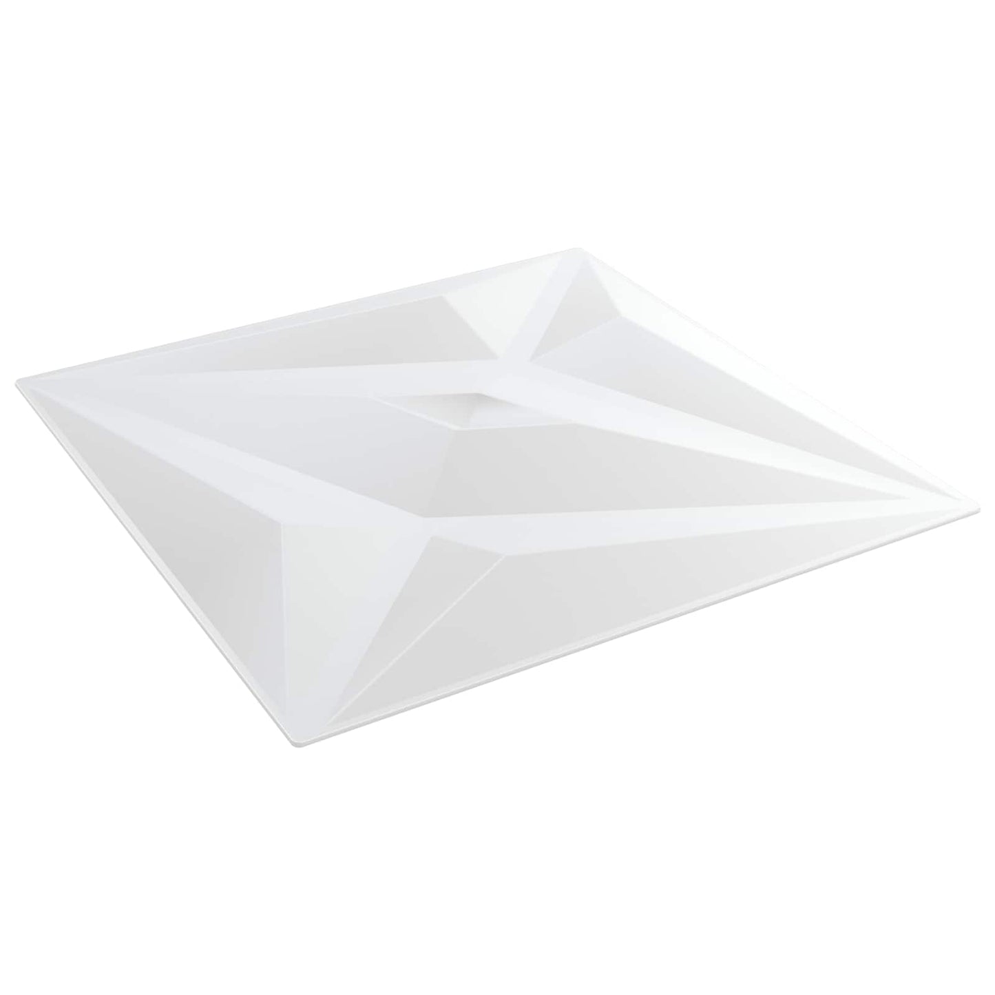 Wall Panels Star 24 pcs White Star 50 x 50 cm XPS Foam