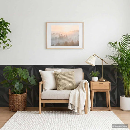 Wall Panels 24 pcs 50 x 50 cm Black Star XPS Foam