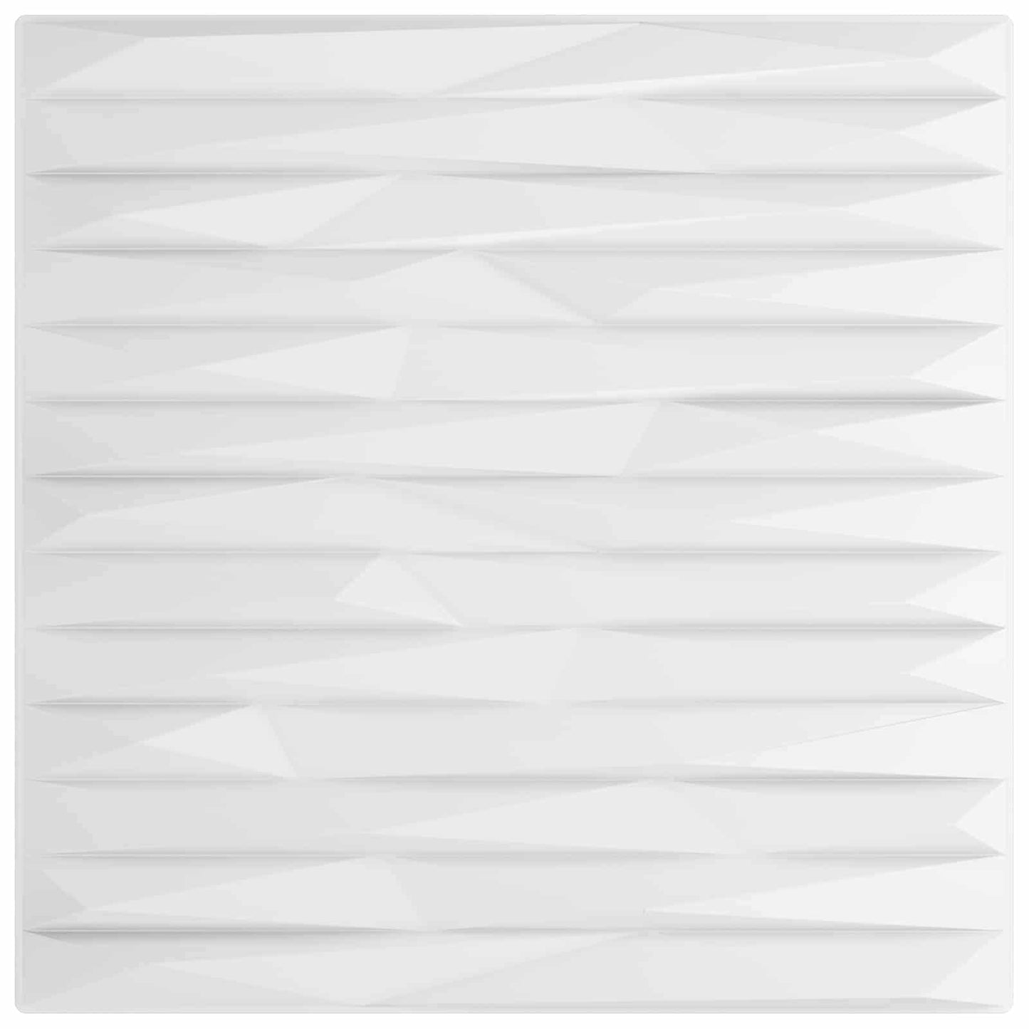 Wall Panels 48 pcs White Stone 50 x 50 cm XPS Foam