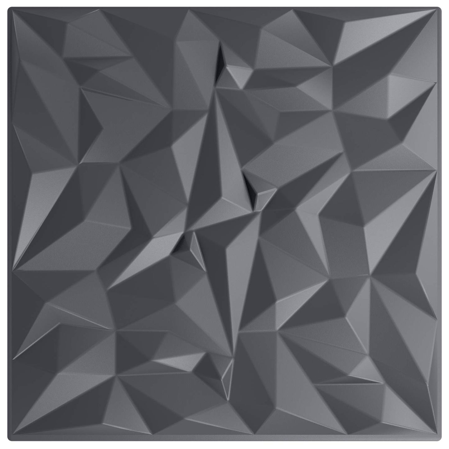 Wall Panels 48 pcs Amethyst Grey 50 x 50 cm XPS Foam