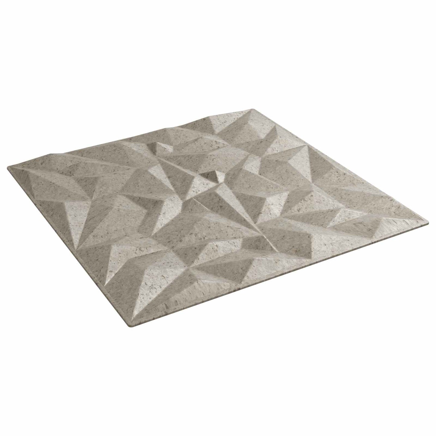 Wall Panels 12 pcs Amethyst Beton 50 x 50 cm XPS Foam
