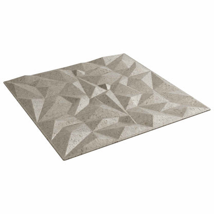 Wall Panels 48 pcs Amethyst Beton 50 x 50 cm XPS Foam