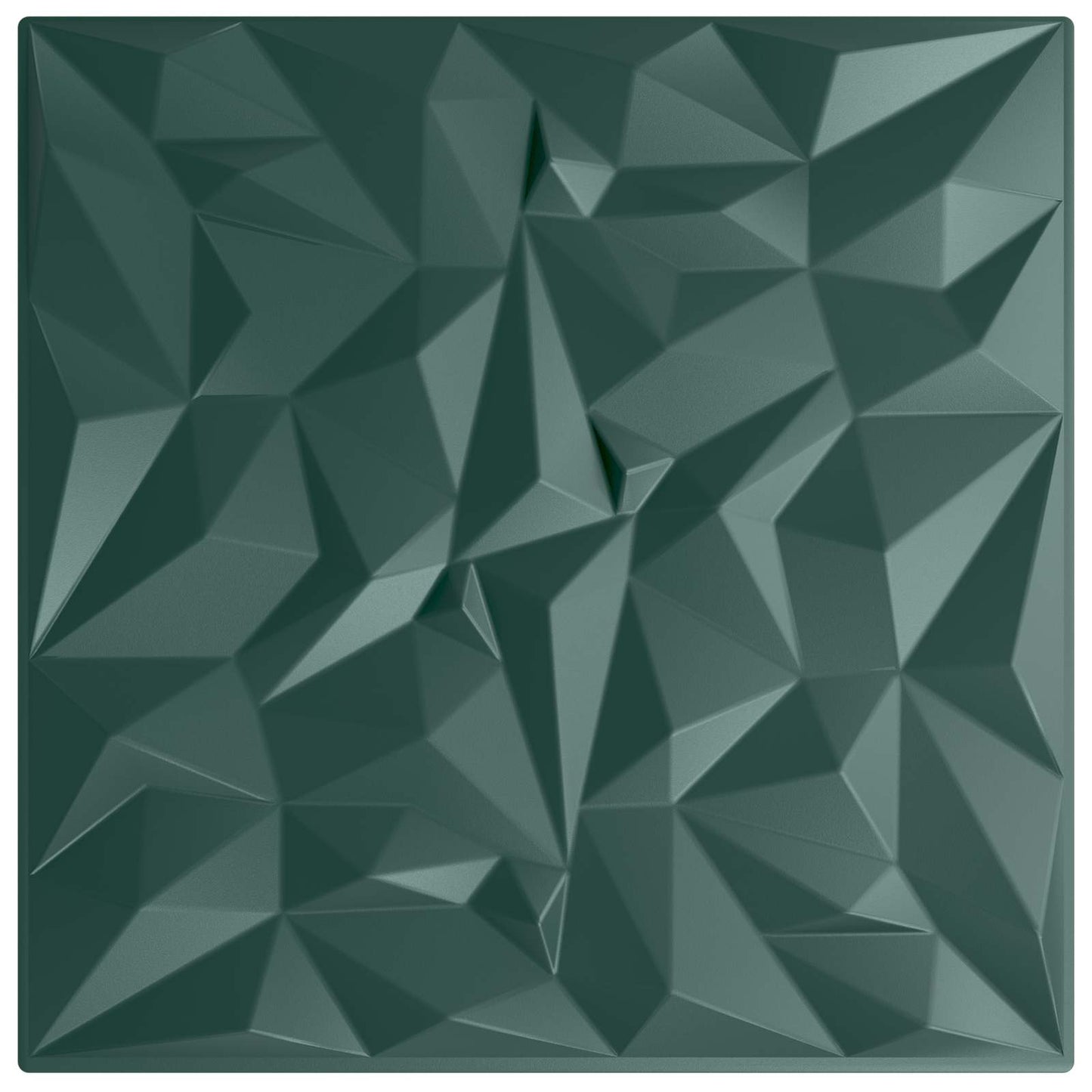 Wall Panels 12 pcs Amethyst Green 50 x 50 cm XPS Foam