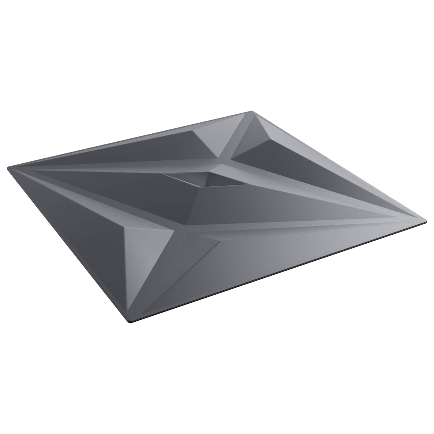 Wall Panels Star 24 pcs Star Grey 50 x 50 cm XPS Foam