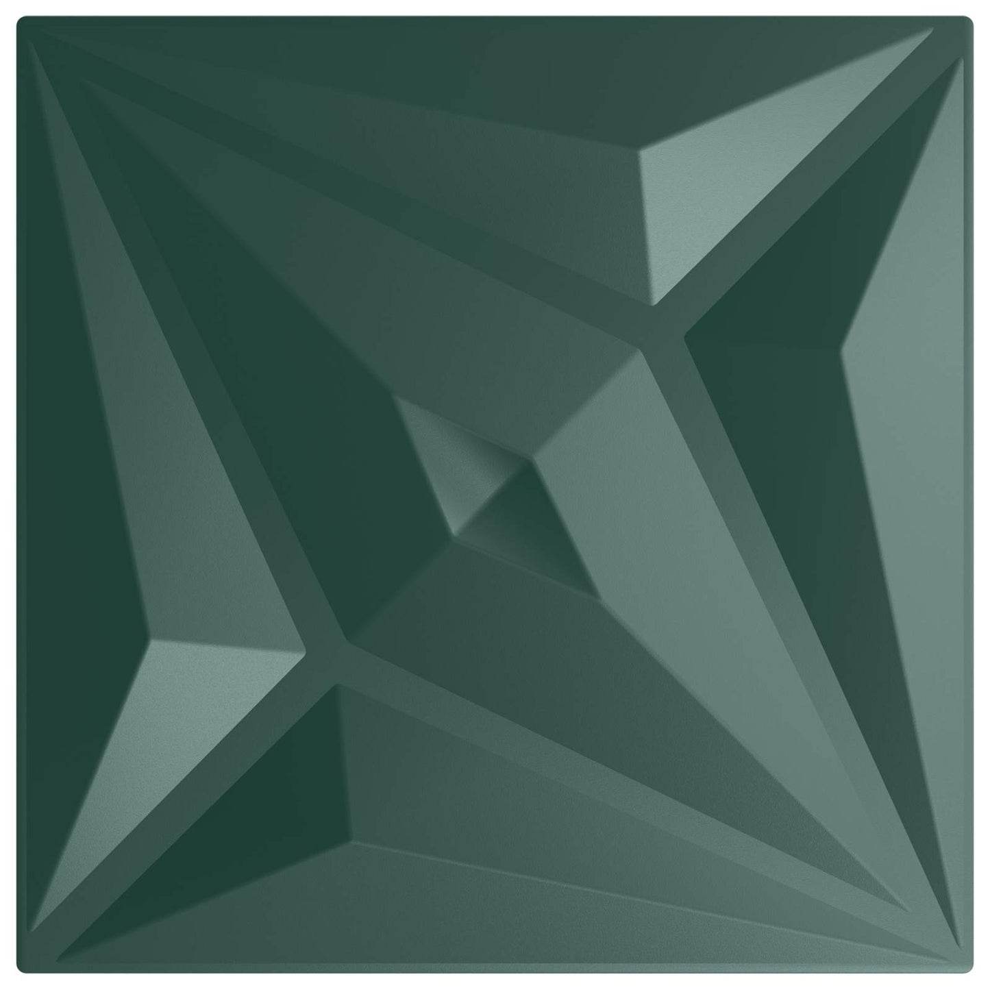 Wall Panels 24 pcs 50 x 50 cm Star Green XPS Foam