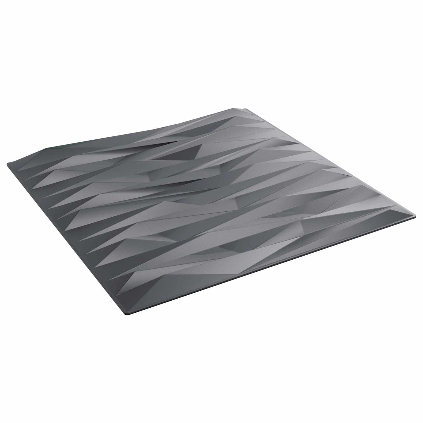 Wall Panels 12 pcs Stone Grey 50 x 50 cm XPS Foam
