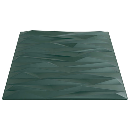 Wall Panels 24 pcs Stone Green 50 x 50 cm XPS Foam