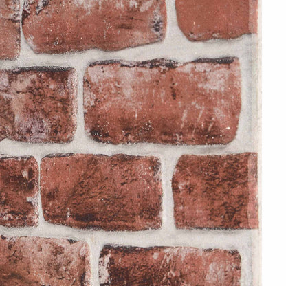 Wall Panels 10 pcs Dark Brown and White 100 x 50 cm EPS Foam