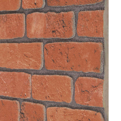 Wall Panels 10 pcs Terracotta 100 x 50 cm EPS Foam