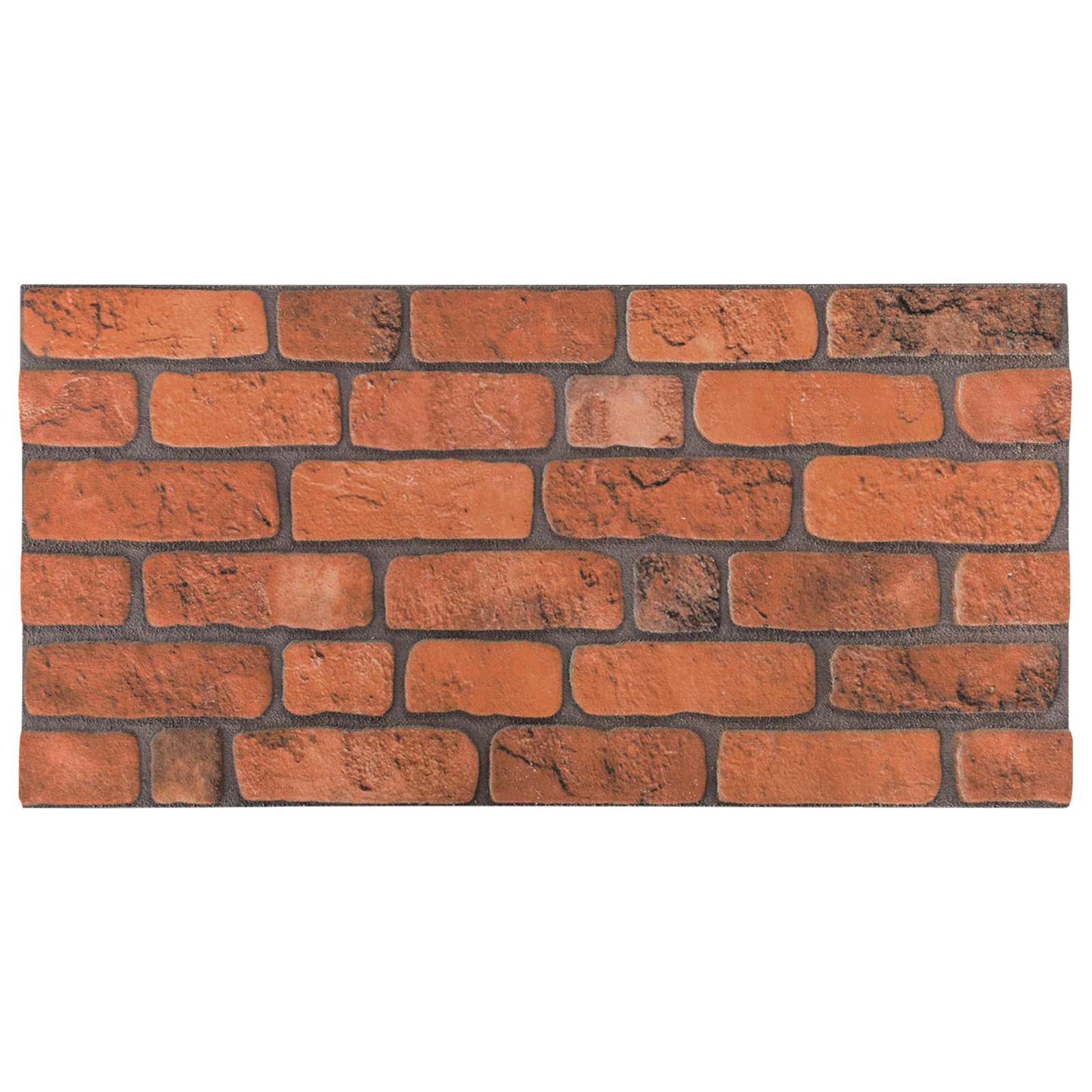 Wall Panels 10 pcs 100 x 50 cm Terracotta EPS Foam