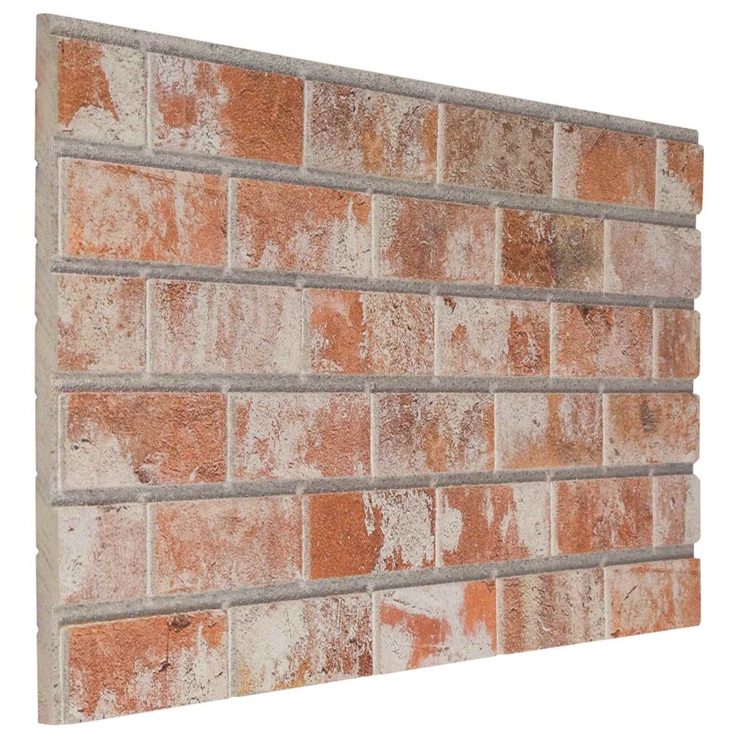 Wall Panels 10 pcs Orange 100 x 50 cm EPS Foam