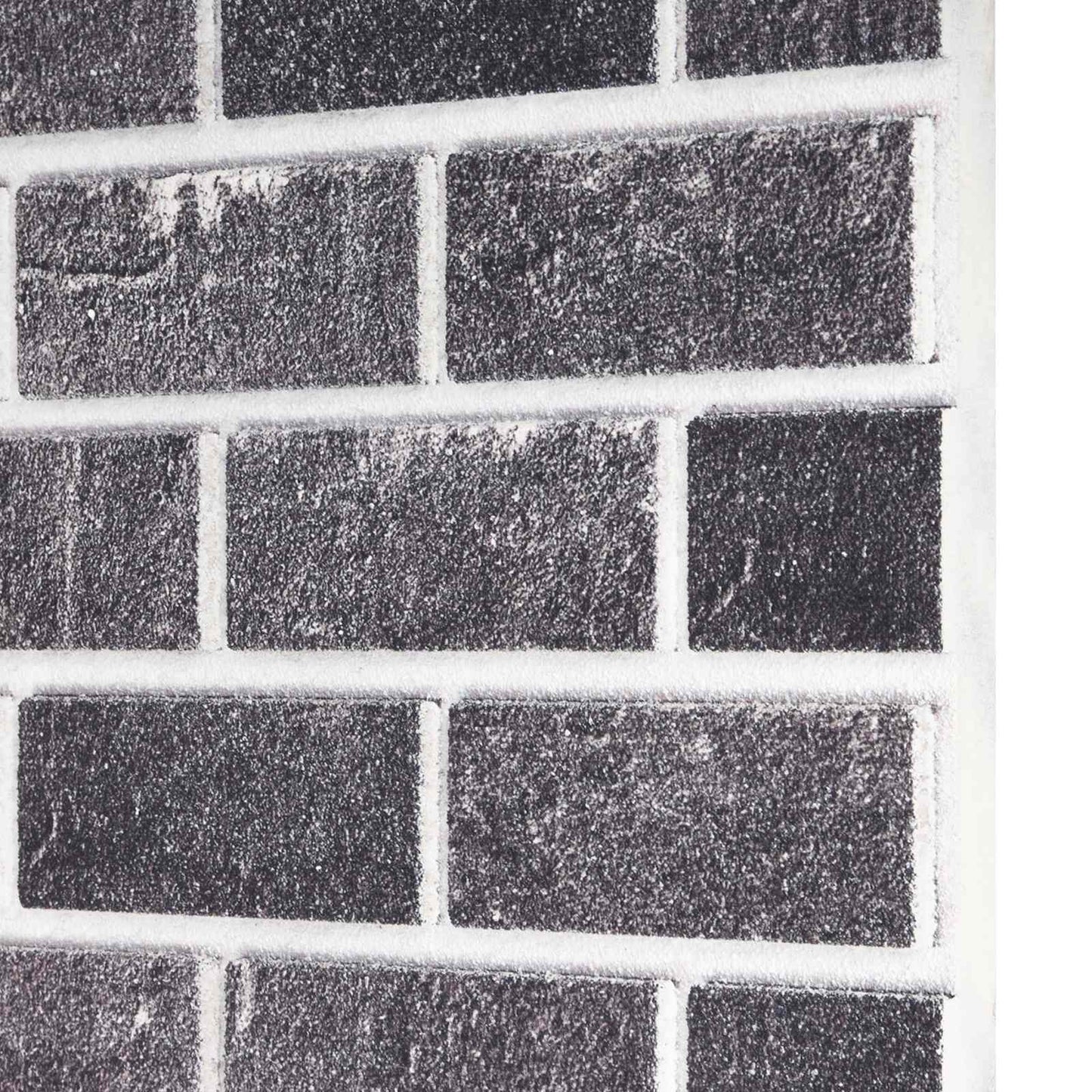 Wall Panels 10 pcs Black and Grey 100 x 50 cm EPS Foam