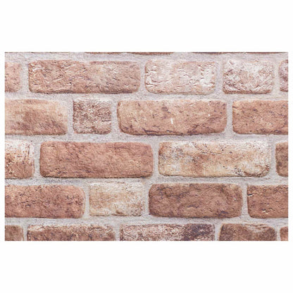 Wall Panels 10 pcs 100 x 50 cm Brown EPS Foam