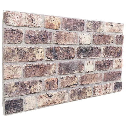 Wall Panels 10 pcs Dark Brown 100 x 50 cm EPS Foam