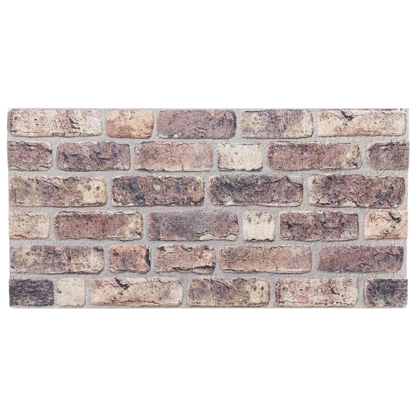 Wall Panels 10 pcs Dark Brown 100 x 50 cm EPS Foam