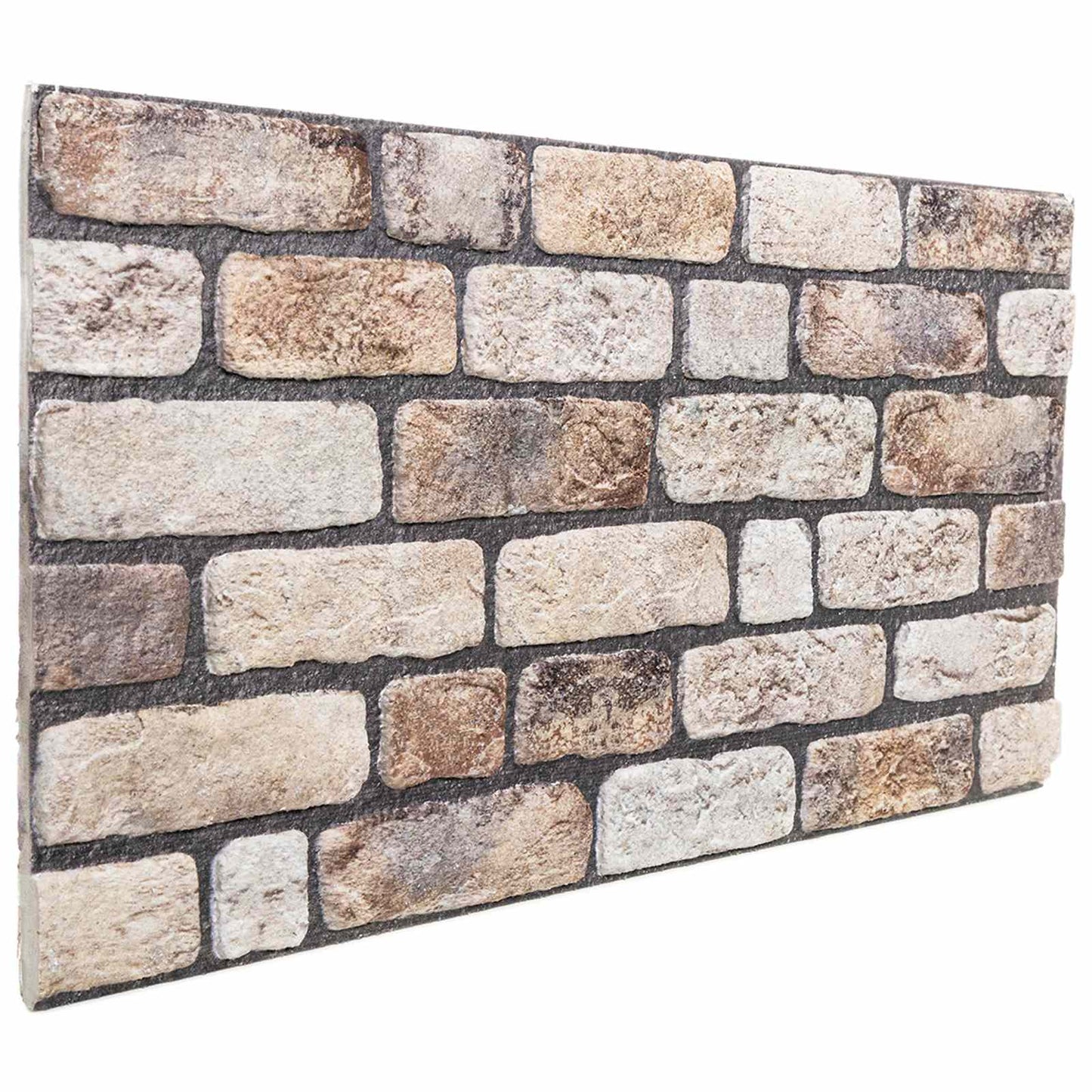 Wall Panels 10 pcs Light Brown 100 x 50 cm EPS Foam