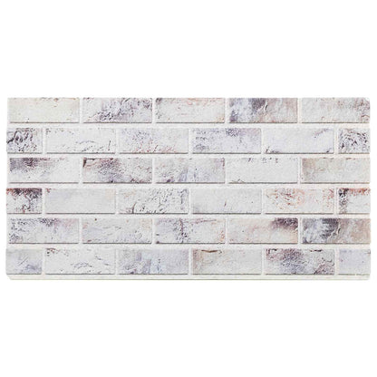 Wall Panels 10 pcs Light Grey and Black 100 x 50 cm EPS Foam