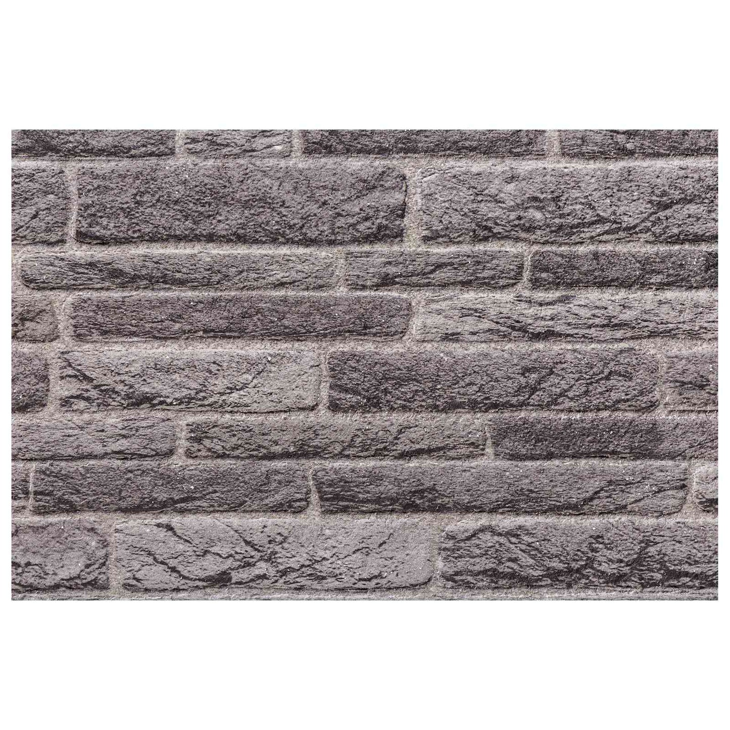 Wall Panels 10 pcs 100 x 50 cm Anthracite EPS Foam