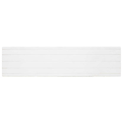 Wall Panels 10 pcs White and Red 100 x 25 cm EPS Foam