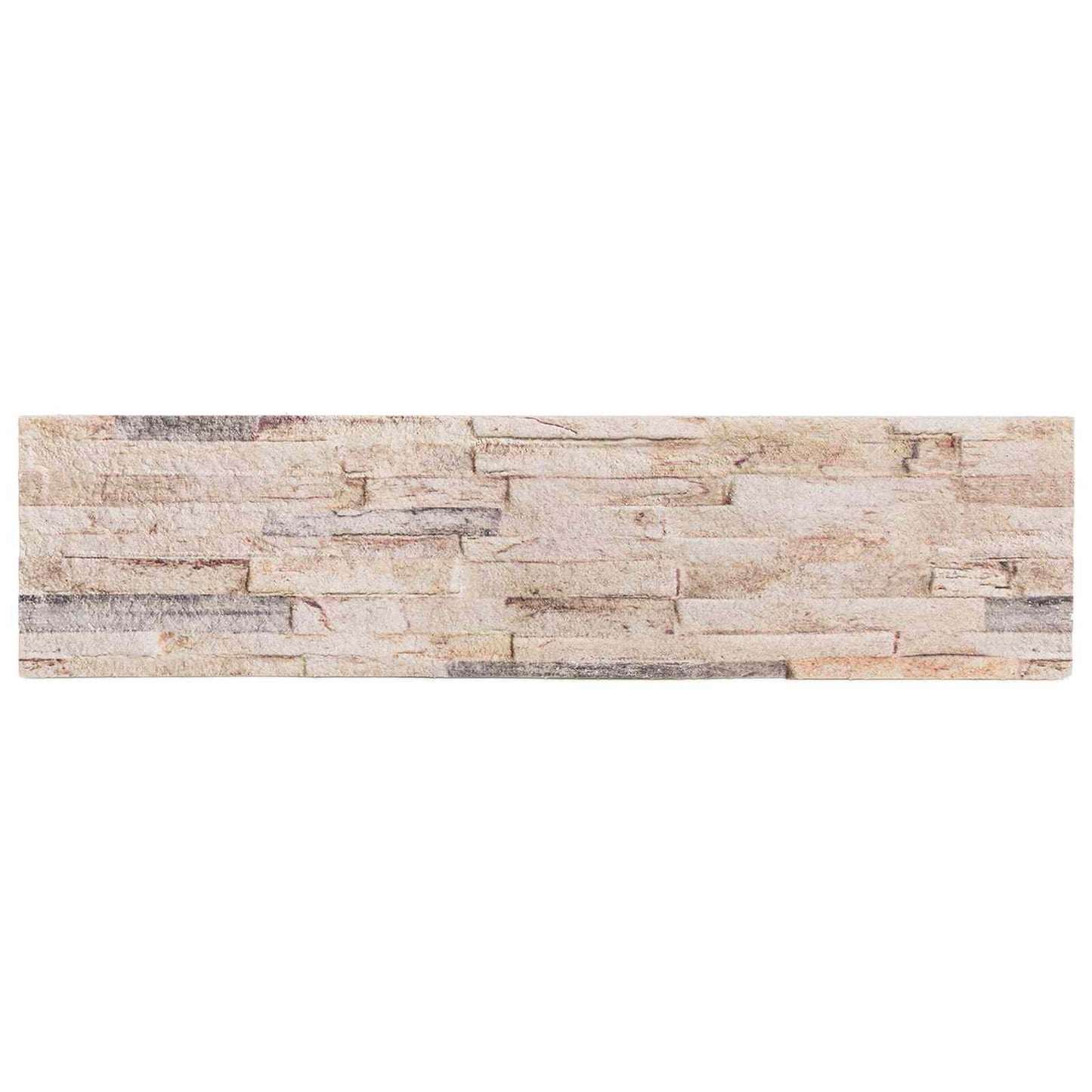 Wall Panels 10 pcs White and Red 100 x 25 cm EPS Foam