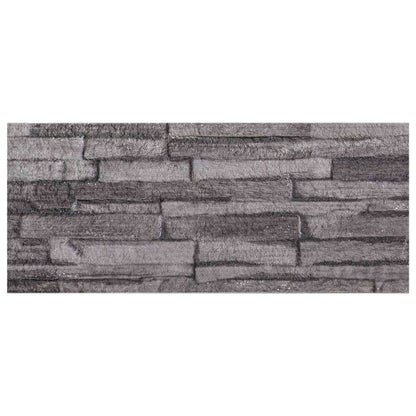 Wall Panels 10 pcs 100 x 25 cm Anthracite EPS Foam