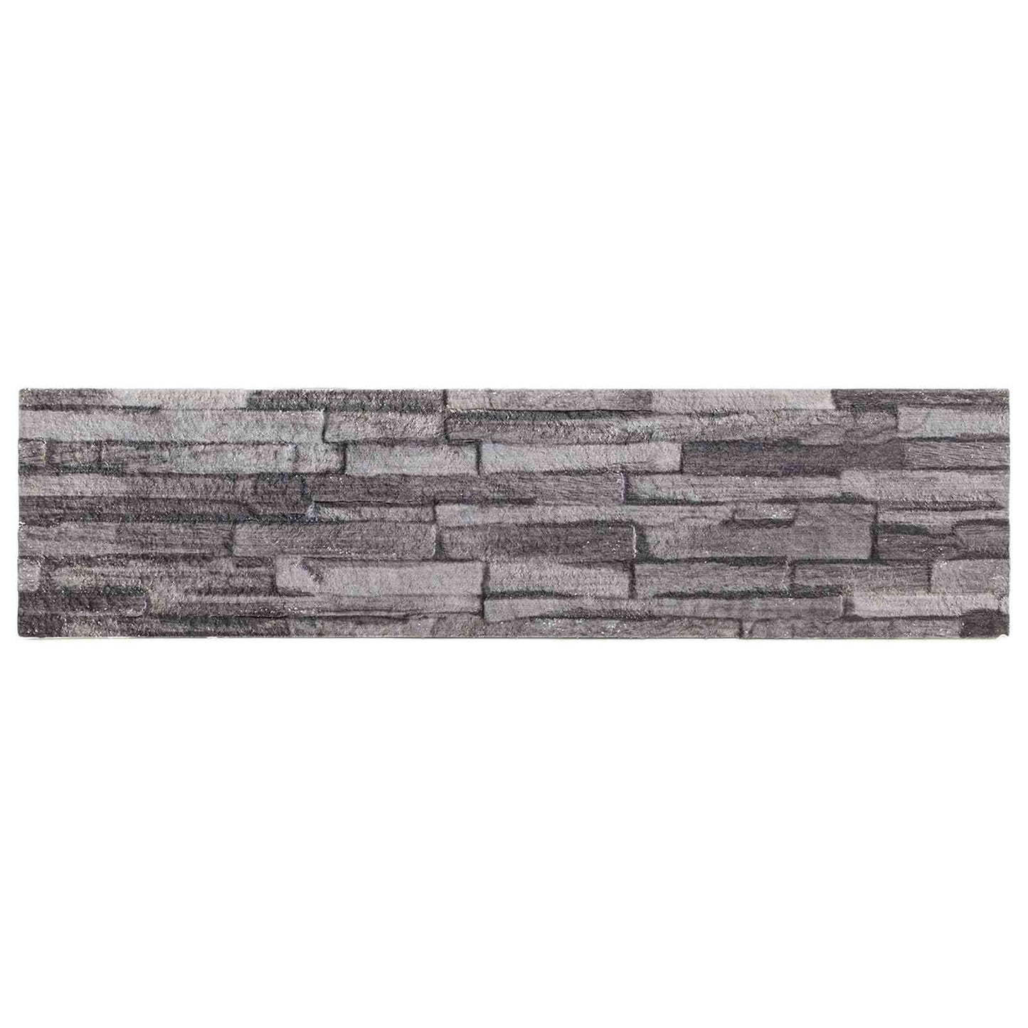 Wall Panels 10 pcs Anthracite 100 x 25 cm EPS Foam