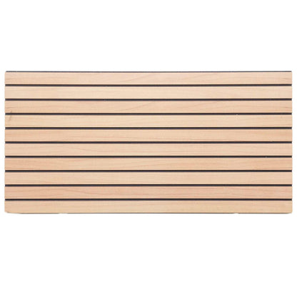 Wall Panels 5 pcs Brown 100 x 50 cm EPS Foam