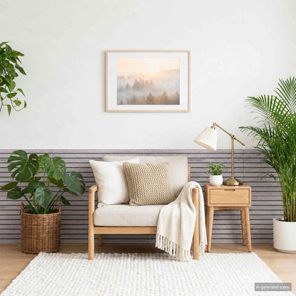 Wall Panels 5 pcs 100 x 50 cm Grey EPS Foam