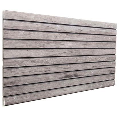 Wall Panels 5 pcs Grey 100 x 50 cm EPS Foam