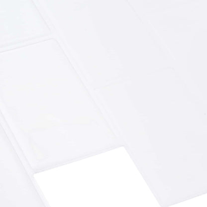 Subway Tile 10 pcs White 30 x 30 cm Polyurethane and PET