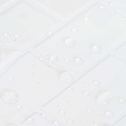 Subway Tile 20 pcs White 30 x 30 cm Polyurethane and PET